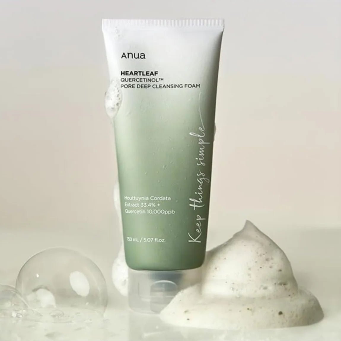 ANUA Deep Foam Facial Cleanser - Emprovd